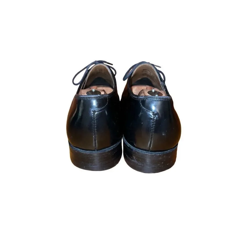 Barkers Shoes Handmade Black 2 Eyelet Derby Dress Shoes 9.5